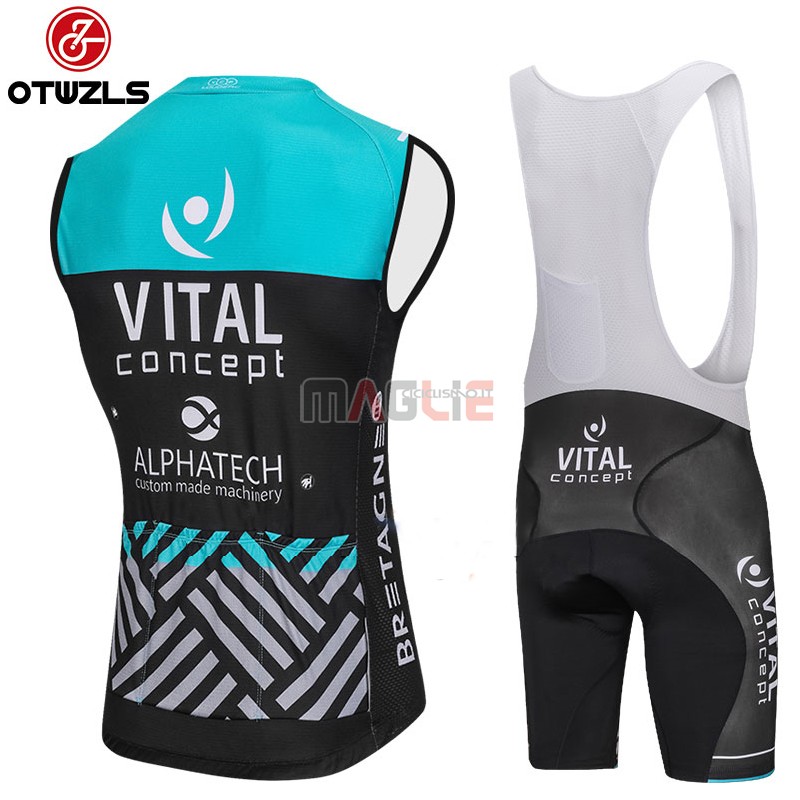 Gilet Antivento Vital Concept Alphatech 2018 Blu e Nero